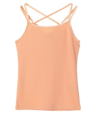 earth music&ecology キラキララインストーンキャミ Orange