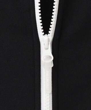 PW CIRCULUS 【MEN】アスレジャー 裏毛 ジップアップ パーカー ブラック系