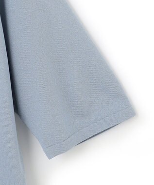 ICB L 【WEB限定カラーあり】 シンセティックハイゲージ 半袖ニット ライトブルー系