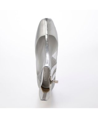 MODE ET JACOMO <noyau>ブロックヒールチュールブーツ シルバー