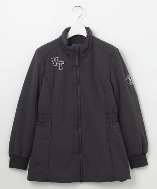 23区GOLF 【WOMEN】ミドル丈 中綿ブルゾン ブラック系