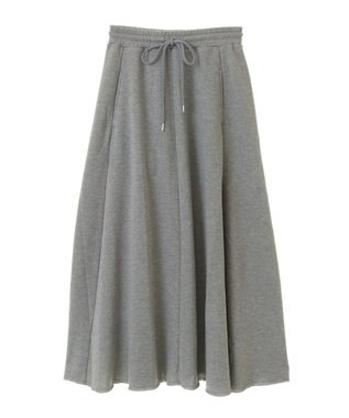 CRAFT STANDARD BOUTIQUE 【ＷＥＢ限定】裏毛カットオフフレアスカート Gray Mixture