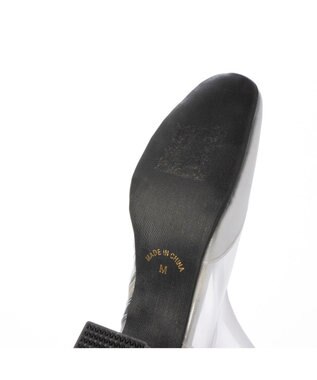 MODE ET JACOMO <noyau>ブロックヒールチュールブーツ シルバー