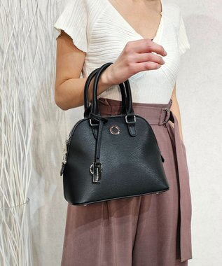 style code 【MERCURYDUO/マーキュリーデュオ】メタルアイレット　ハンドバッグ ブラック