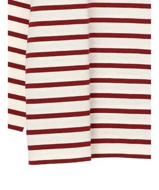 Green Parks ボーダーゆるチュニック Red