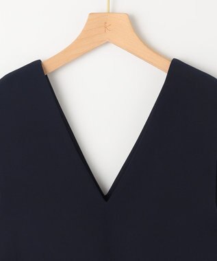 組曲 S ライトダブルクロス ジャンパーワンピース ネイビー系