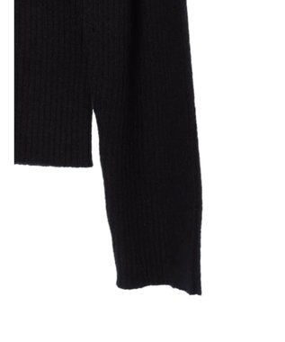 earth music&ecology シアードッキングニットプルオーバー Black