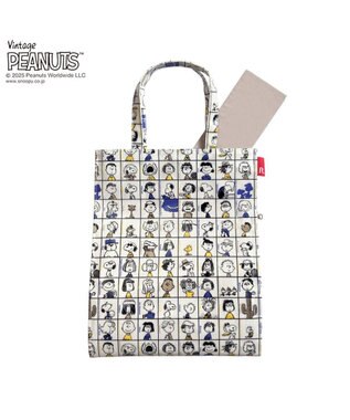 ROOTOTE 8430【スヌーピー】IP.A4アーキャトル.ラミネート.ピーナッツ-0L 02：75周年ブロック