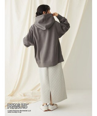 CRAFT STANDARD BOUTIQUE ＰＥＡＮＵＴＳ裏起毛スウェットパーカー Charcoal Gray