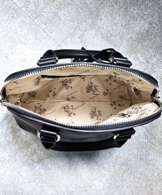 style code 【MERCURYDUO/マーキュリーデュオ】メタルアイレット　ハンドバッグ ブラック