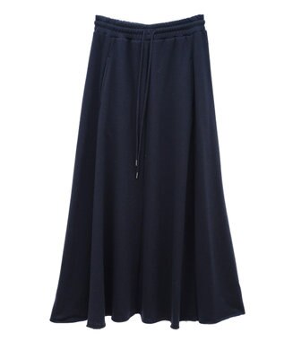 CRAFT STANDARD BOUTIQUE 【ＷＥＢ限定】裏毛カットオフフレアスカート Navy