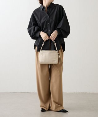 russet kuubo ボックストートバッグ(CE-1633) Ivory