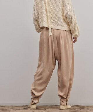 GRACE CONTINENTAL フィブリルバルーンパンツ ベージュ