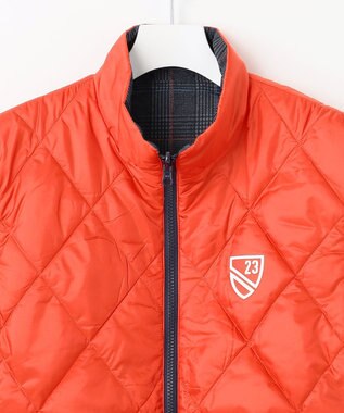 23区GOLF 【MEN】【ストレッチ/撥水】マルチウェイ ブルゾン＆リバーシブルベスト キャメル系