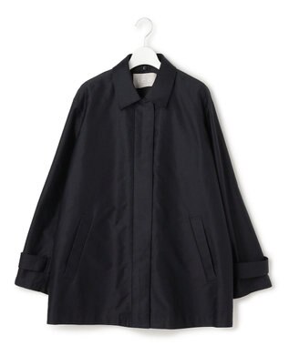 ICB L 【配色襟取り外し可能】ライトモールスキン キルトライナー付きバーンジャケット ネイビー