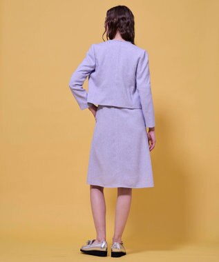 TOCCA FROST MIST TWEED ジャケット ライラック系5