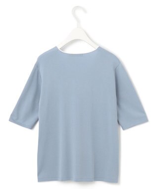 ICB L 【WEB限定カラーあり】 シンセティックハイゲージ 半袖ニット ライトブルー系