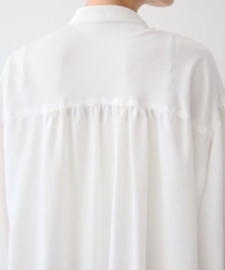 AMERICAN HOLIC ＳＥＴ　イージーケアギャザーシャツ＋ニットベスト Off White