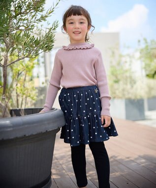 ANY KIDS しあわせタッチニット ピンク