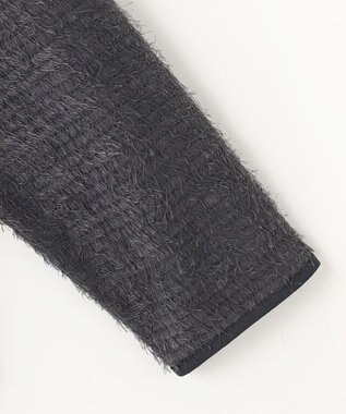 自由区 L 【カタログ掲載】ループカットジャカードプルオーバー ブラウス スレート