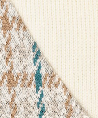 組曲 KIDS 【90-100㎝】チェックワンピース ホワイト系3