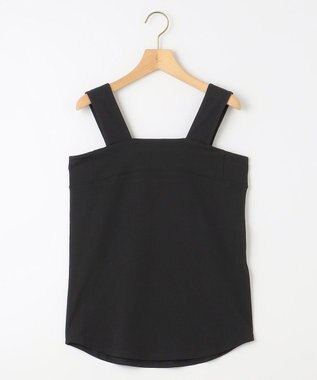 組曲 ストレッチ スクエアタンク ブラック系