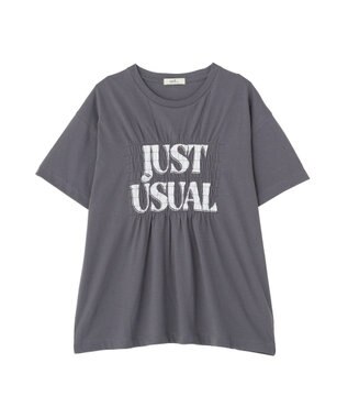 earth music&ecology シャーリングロゴTシャツ