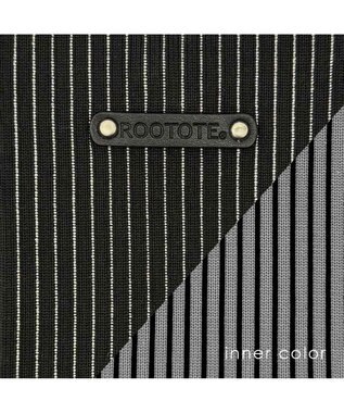 ROOTOTE 1061【ラメ糸ミックス-A4収納】LT.ラウンド.グリンプス.ニット-A 01：ブラック