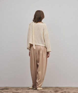 GRACE CONTINENTAL フィブリルバルーンパンツ ベージュ