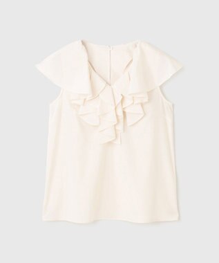 GRACE CONTINENTAL フリルカラートップ キナリ