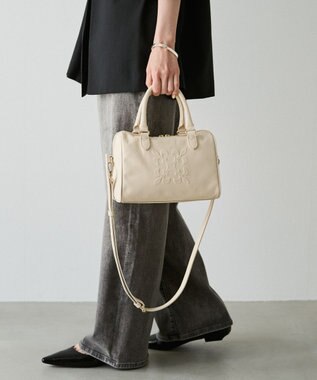 russet 《composition》レザー2WAYミニボストンバッグ(CE-1684)