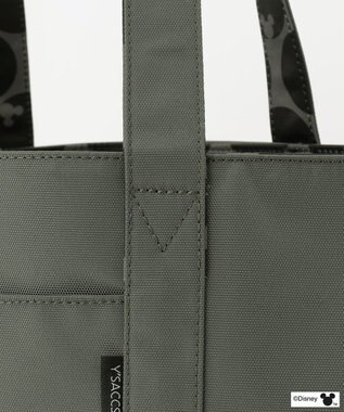 Y'SACCS 【Disney Collection】シルエットプリントトートバッグ　Mサイズ グレー