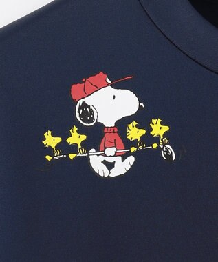 23区GOLF 【WOMEN】『PEANUTS』コラボプリントトレーナー ネイビー系