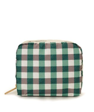 LeSportsac SQUARE COSMETIC/フォレストギンガム