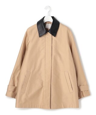 ICB L 【配色襟取り外し可能】ライトモールスキン キルトライナー付きバーンジャケット チノ