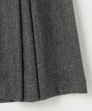 J.PRESS LADIES 【セットアップ対応】ウールストレッチツイード スカート グレー系