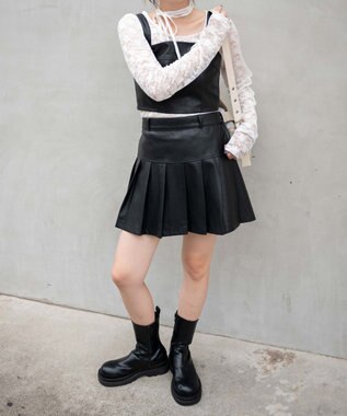 WEGO Fレザービスチェ ブラック