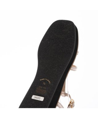 MODE ET JACOMO <carino>厚底Tストラップサンダル ゴールド