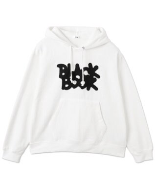 WEGO 【ユニセックス着用ITEM/裏起毛/SMLサイズ展開】リラックスフィットスプレーグラフィックパーカー ホワイト