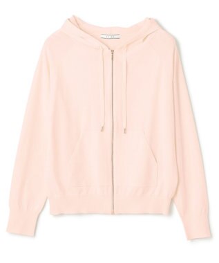 BEIGE， MONSTERA / ストレッチ フーデットニット Pink