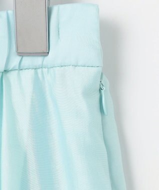 自由区 【洗える】エアリータック スカート サックス