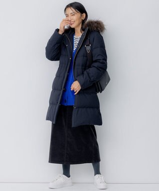 23区 【洗える】ピュアカシミヤ カーディガン ブルー系