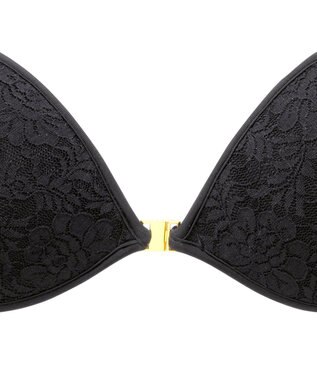 BRADELIS New York 【NuBra / ボリュームアップ】パテッドヌーブラ カリーナ 蒸れにくい バックレス コレクション デザインヌーブラ 正規品 ブラック