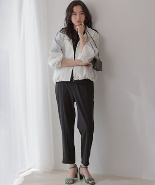 組曲 L シアージャカード ブルゾン ホワイト系