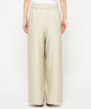 uncrave 【新色追加！】フィブリルシャンブレー ワイドパンツ ライトベージュ