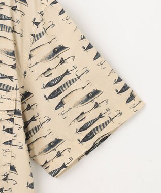 JOSEPH ABBOUD MOUNTAIN 【FILSON】WASHED SHORT SLEEVE FEARHER CLOTH SHIRT アイボリー系