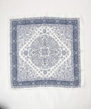 WEGO パターンバンダナ ホワイト