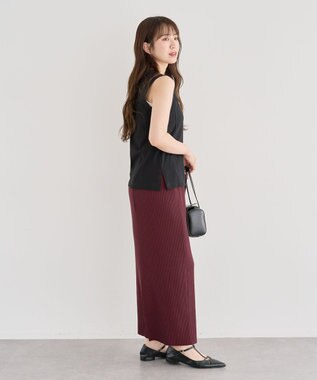 Green Parks ・ＤＯＵＢＬＥ　ＦＬＡＧＳ　ピグメント切替ノースリ Black