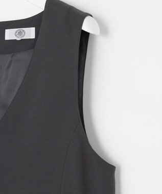 J.PRESS LADIES L 【洗える】RELAXIONツイル ジャンパースカート スレート系