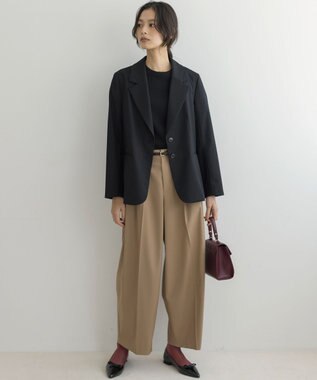 【加藤ローサさん着用】ハンサムツイルカーヴィーパンツ